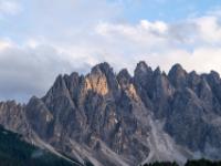 Abendlicher Sonnenspot kurz vor 20:30Uhr an den Haunold Spitzen